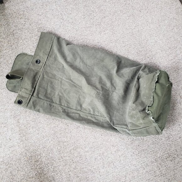 Vintage US Military Army Canvas Duffel Bag Large Utility Laundry Sack - Picture 10 of 12
